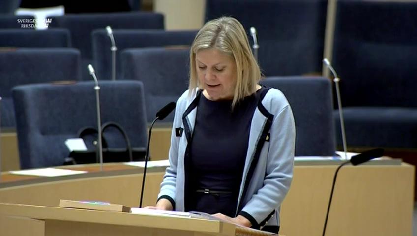 Stillbild från Interpellationsdebatt, Beskattning av husbilar