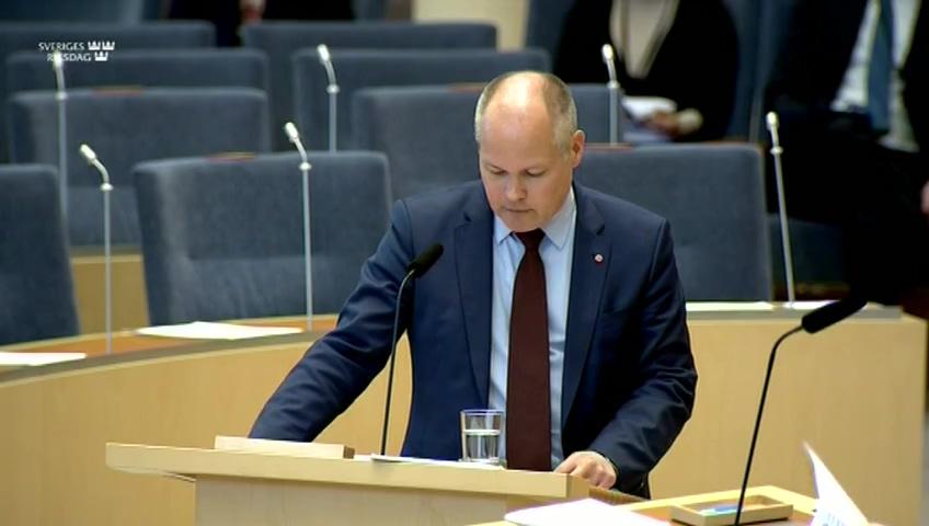 Stillbild från Interpellationsdebatt, Hatbrott mot svenskar
