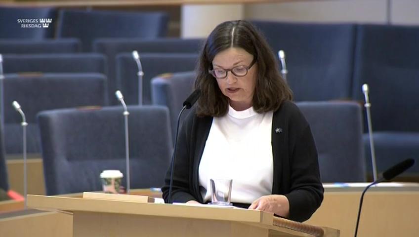 Stillbild från Interpellationsdebatt, Skolor och förskolor med kopplingar till extremister 