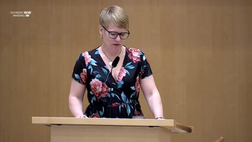 Stillbild från Debatt om förslag, Hushållningen med mark- och vattenområden