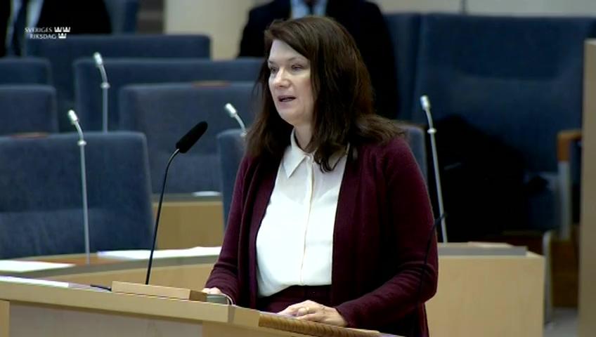 Stillbild från Interpellationsdebatt, Sveriges engagemang för Latinamerika