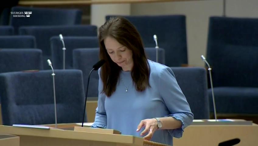 Stillbild från Interpellationsdebatt, Ytterligare insatser mot våld och hedersrelaterat förtryck mot barn