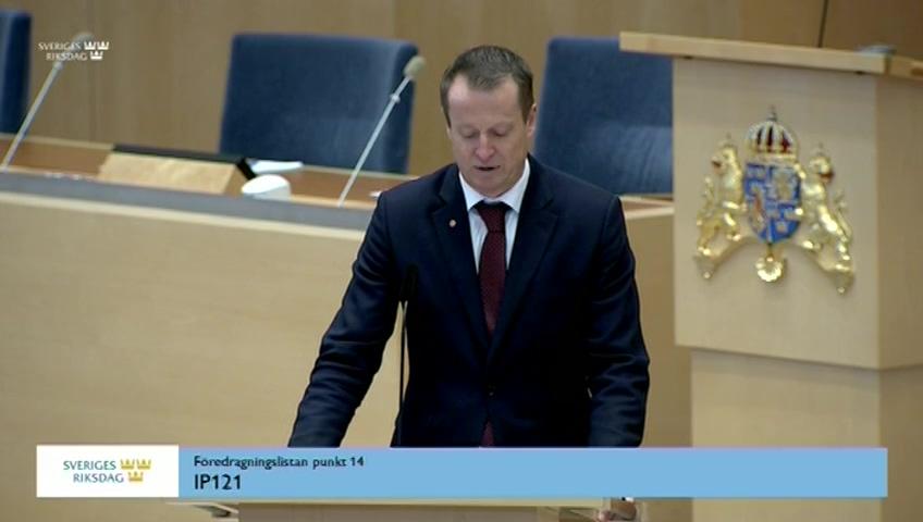 Stillbild från Interpellationsdebatt, Målet om en god mobiltäckning i hela landet