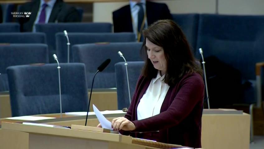 Stillbild från Interpellationsdebatt, Situationen beträffande politisk frihet och mänskliga rättigheter i Ryssland