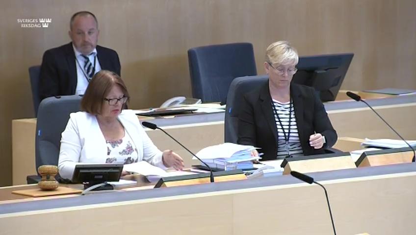 Stillbild från Debatt om förslag, Kommittéberättelse - kommittéernas verksamhet under 2019, m.m.
