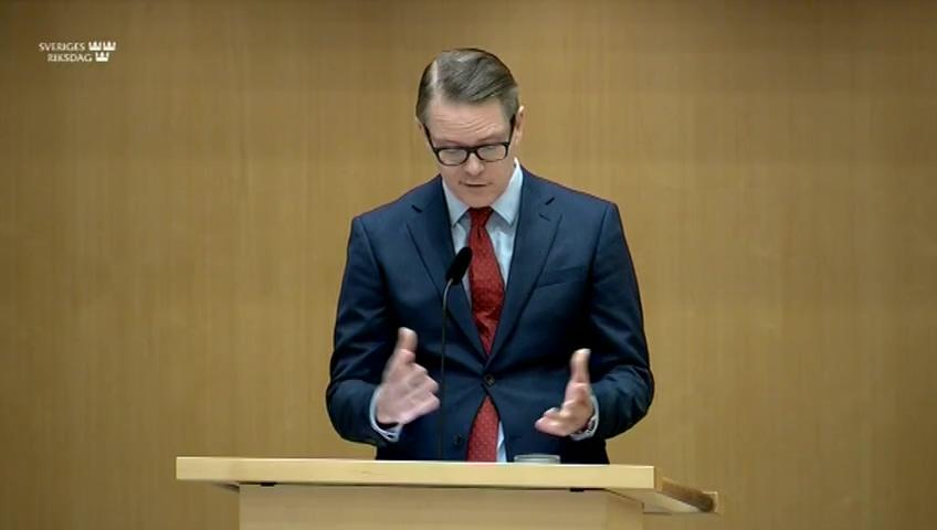 Stillbild från Debatt om förslag, Statliga företag