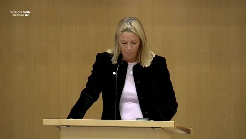 Stillbild från Debatt om förslag, Tullverket