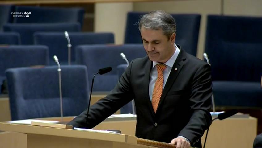 Stillbild från Interpellationsdebatt, Krångliga regler för företag