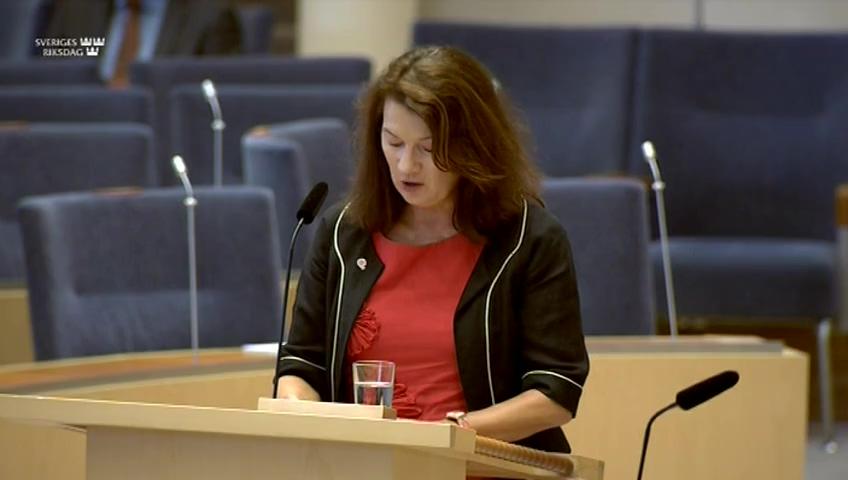 Stillbild från Interpellationsdebatt, Coronapandemins effekter på SRHR