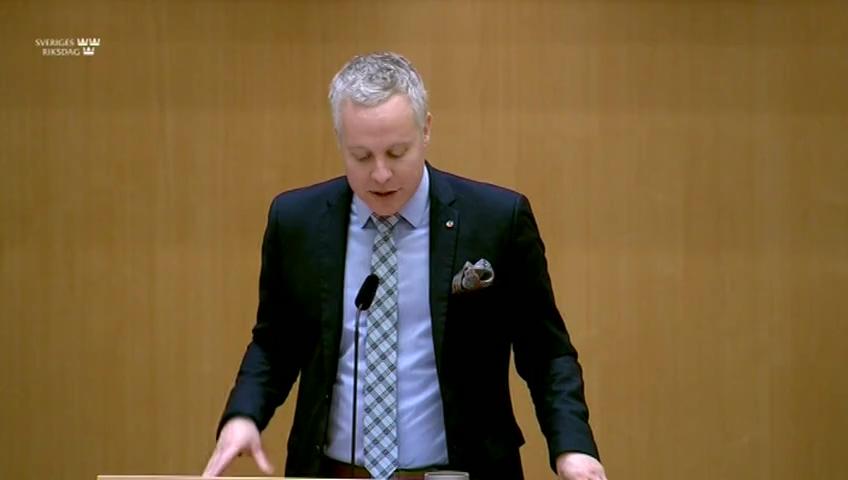 Stillbild från Debatt om förslag, Skolinspektionens uppföljning av brister i skolor