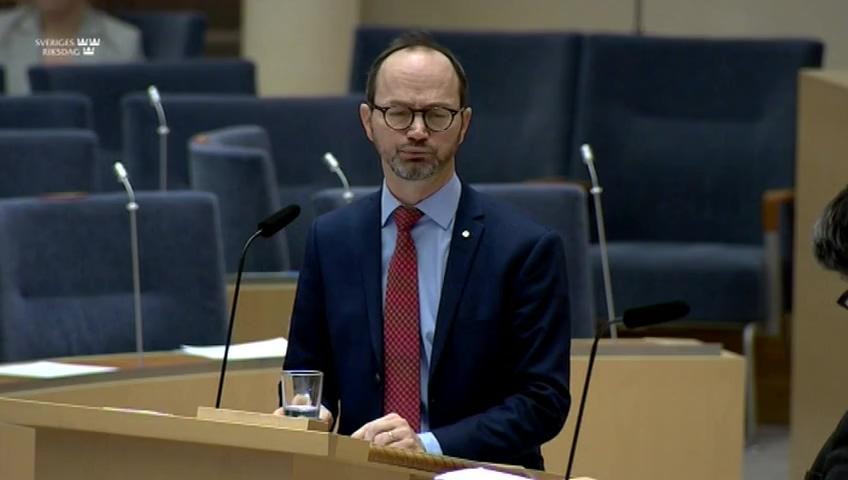 Stillbild från Interpellationsdebatt, Planeringen av infrastrukturinvesteringar