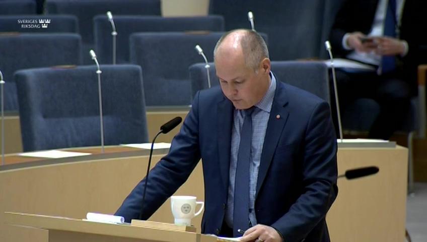 Stillbild från Interpellationsdebatt, Resursfördelningen till migrationsdomstolarna 