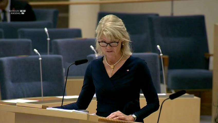 Stillbild från Interpellationsdebatt, Handelsavtalet med Mercosur