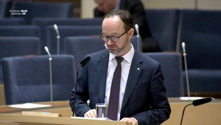 Stillbild från Interpellationsdebatt, Trafiksäkerhetsarbetet