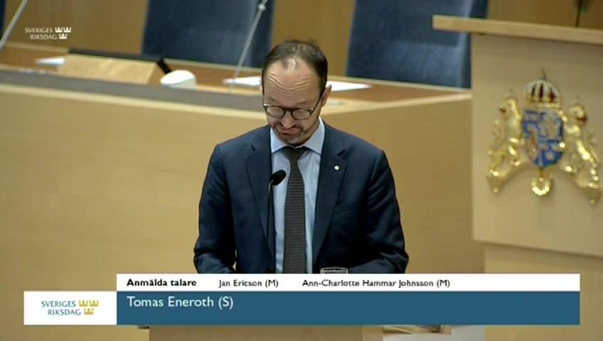 Stillbild från Interpellationsdebatt, Transportstyrelsens besked om husbilsskatt