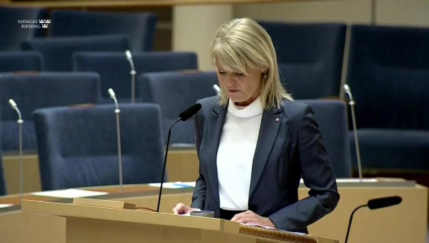 Stillbild från Interpellationsdebatt, Kinas efterlevnad av WTO:s regelverk