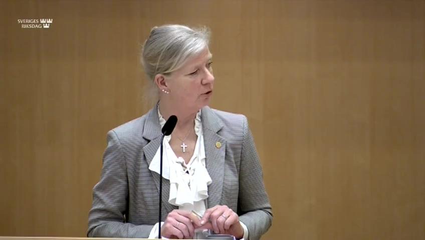 Stillbild från Debatt om förslag, Övergripande skolfrågor