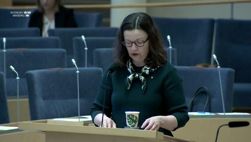 Stillbild från Interpellationsdebatt, Kunskapskravet vad gäller allemansrätten