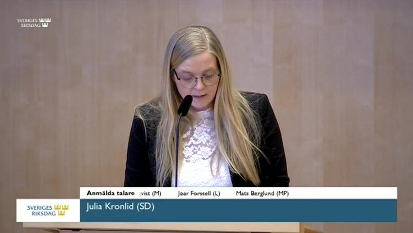 Stillbild från Debatt om förslag, Pensioner