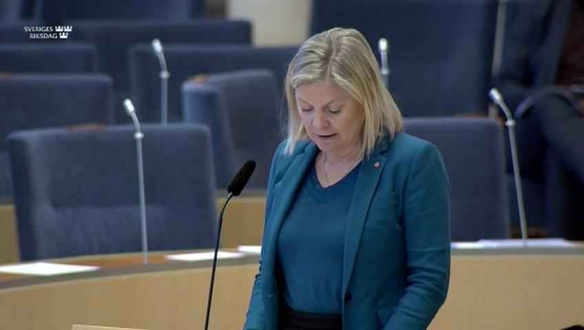 Stillbild från Interpellationsdebatt, Välfärdsbedrägerier med samordningsnummer