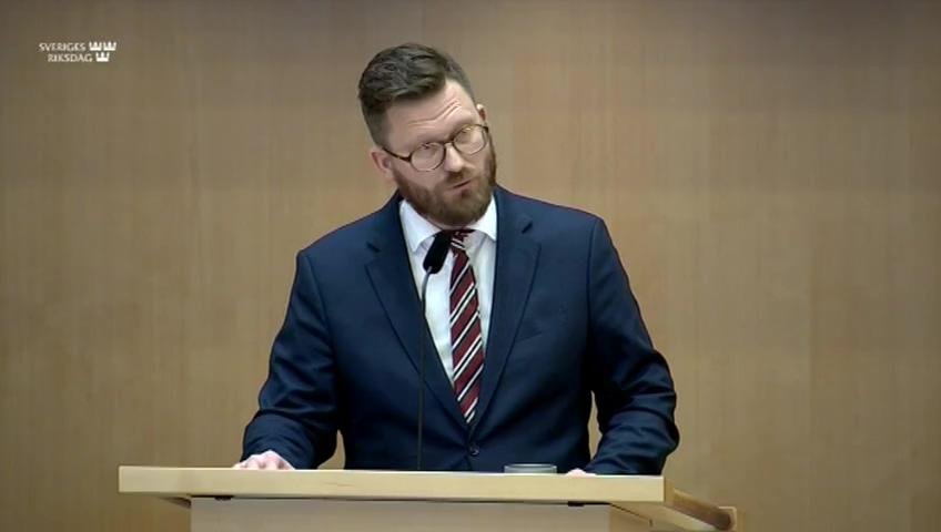 Stillbild från Debatt om förslag, Handelspolitik