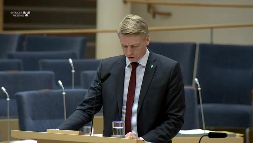 Stillbild från Interpellationsdebatt, Handläggningstider för bygglov och fastighetsbildning