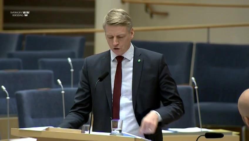 Stillbild från Interpellationsdebatt, Unga på bostadsmarknaden
