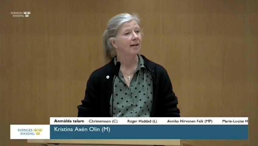 Stillbild från Debatt om förslag, Utgiftsområde 16 Utbildning och universitetsforskning