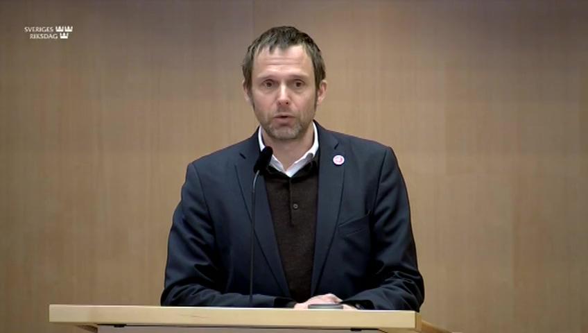 Stillbild från Debatt om förslag, Cykelfrågor