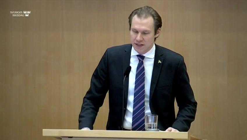 Stillbild från Debatt om förslag, Mänskliga rättigheter