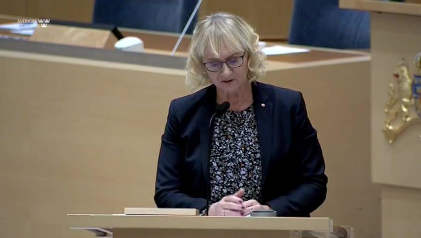 Stillbild från Interpellationsdebatt, Kommunsektorns ekonomiska problem