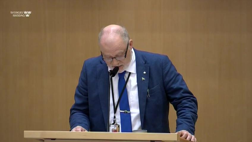 Stillbild från Debatt om förslag, Riksrevisionens rapport om resurseffektivitet och produktivitet vid Sveriges lärosäten i nordisk jämförelse