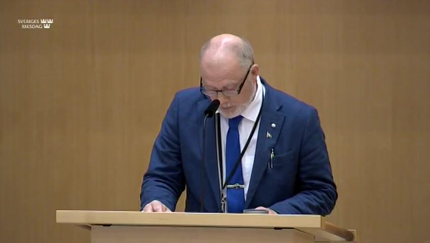 Stillbild från Debatt om förslag, Fjärrundervisning, distansundervisning och vissa frågor om entreprenad