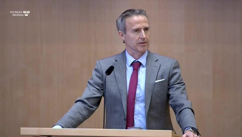 Stillbild från Debatt om förslag, Sekretess till skydd för enskilda som lämnat stödförklaringar enligt EU:s nya förordning om det europeiska medborgarinitiativet