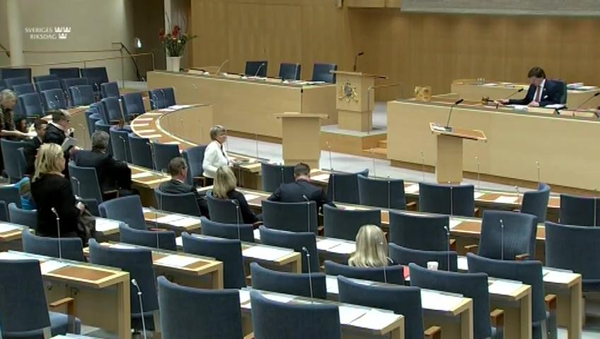 Stillbild från Debatt om förslag, Köp på saklig grund