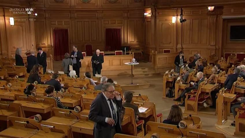 Stillbild från Öppet seminarium, Riksdagens forskningsdag