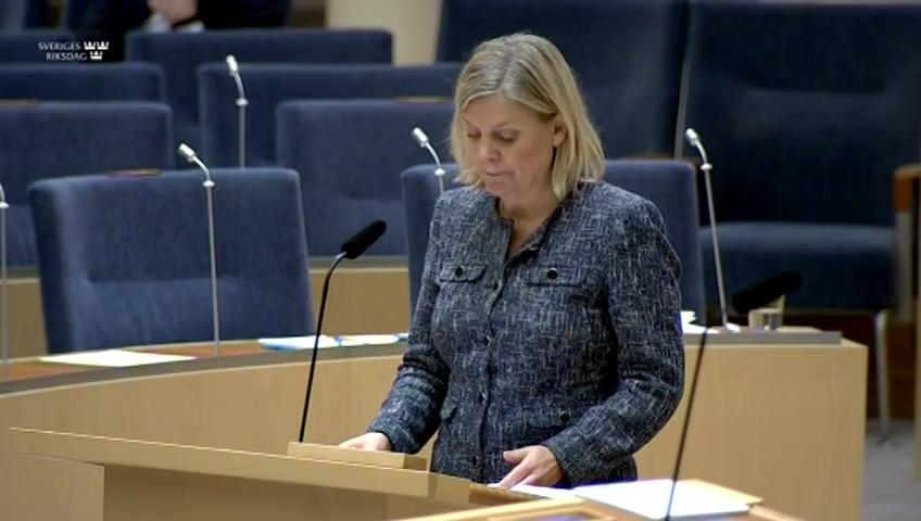 Stillbild från Interpellationsdebatt, Kontroll av samordningsnummer