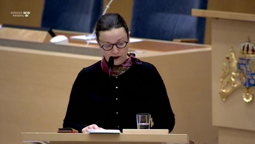 Stillbild från Interpellationsdebatt, Digital likvärdighet i skolan