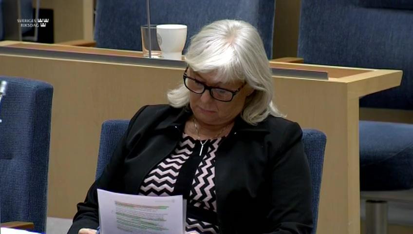 Stillbild från Interpellationsdebatt, Svenska institutets webbplats sweden.se