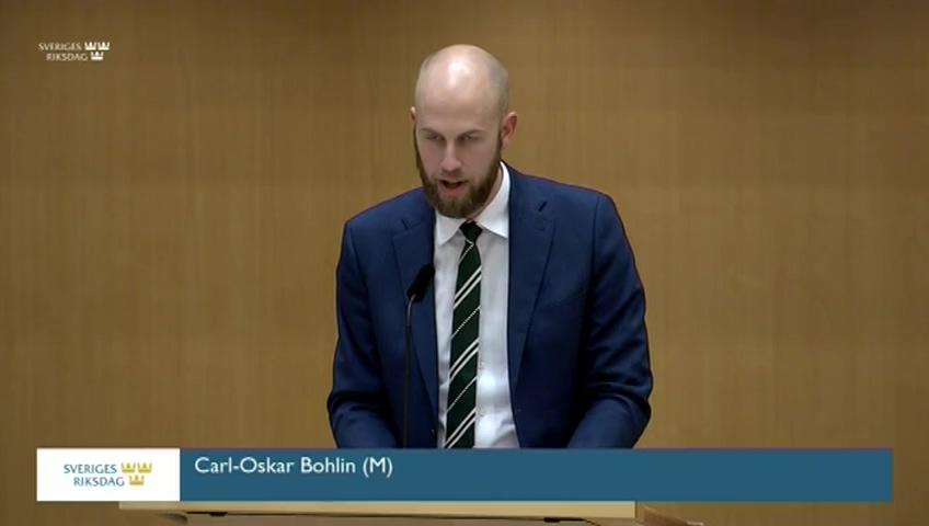 Stillbild från Debatt om förslag, Utgiftsområde 18 Samhällsplanering, bostadsförsörjning och byggande samt konsumentpolitik