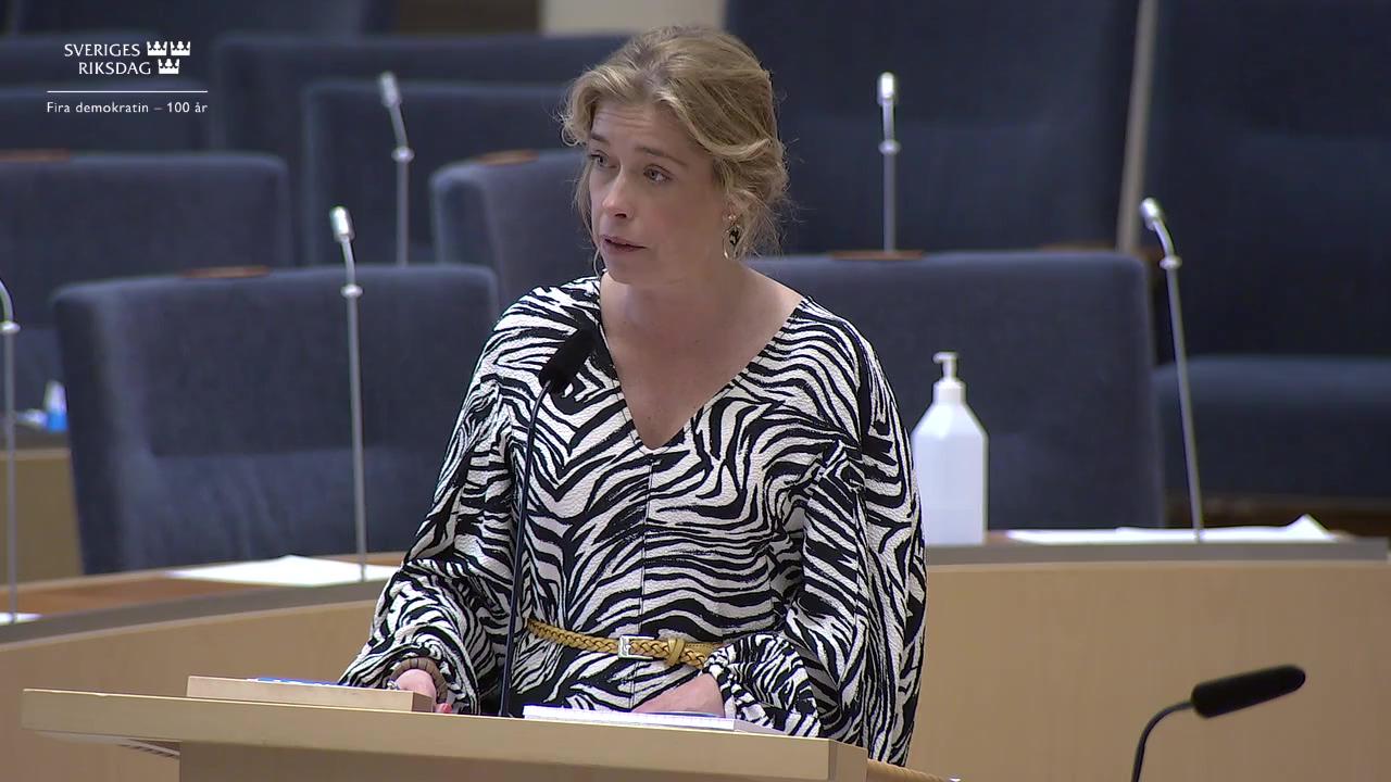 Stillbild från Interpellationsdebatt, Miljöbalken och långa handläggningstider