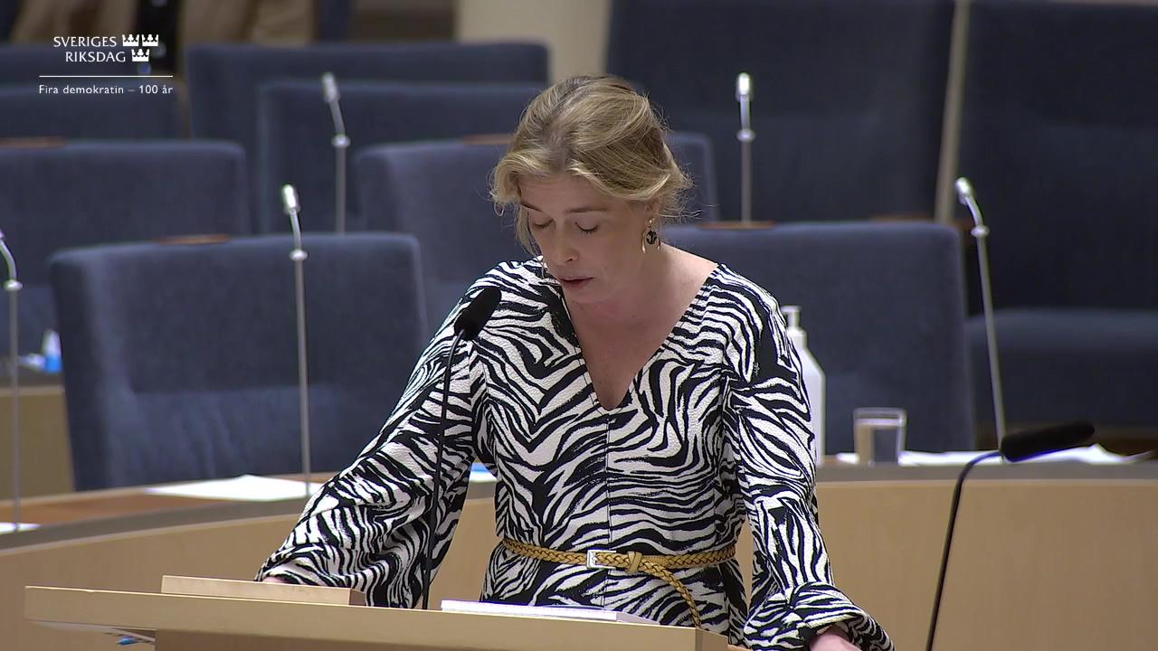 Stillbild från Interpellationsdebatt, Risken för brist på Adblue