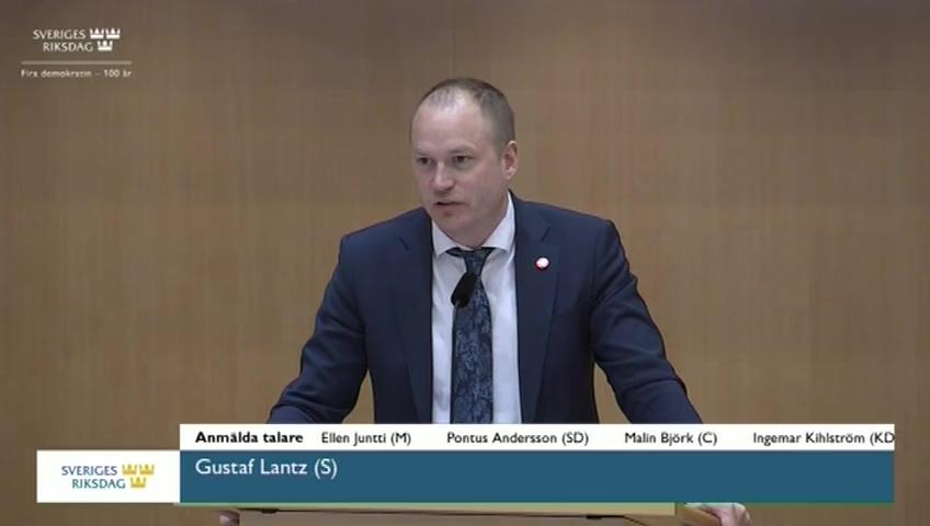 Stillbild från Debatt om förslag, Processrättsliga frågor