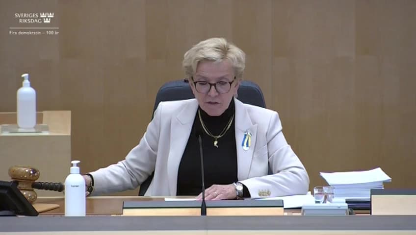 Stillbild från Beslut, Beslut