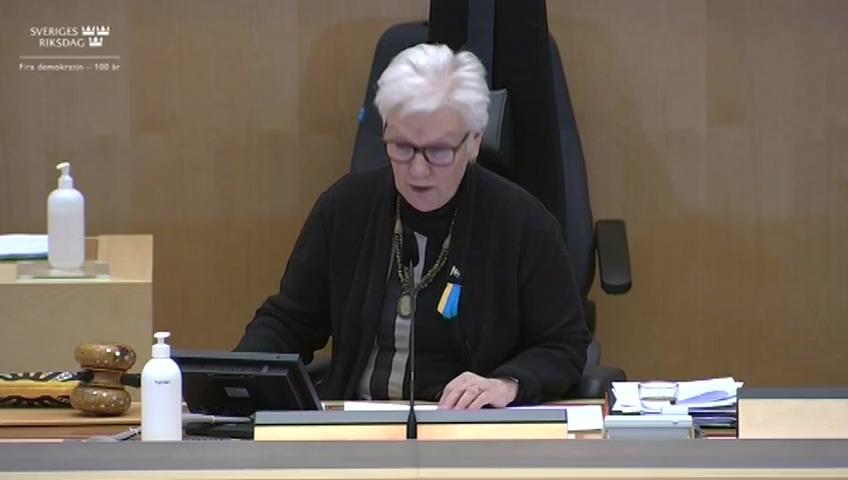 Stillbild från Debatt om förslag, Subsidiaritetsprövning av kommissionens förslag till direktiv om en global minimiskatt för multinationella företag inom EU