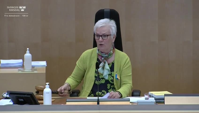 Stillbild från Beslut, Beslut