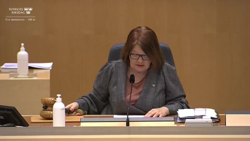 Stillbild från Beslut, Beslut