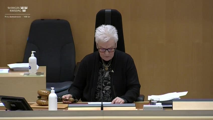 Stillbild från Beslut, Beslut