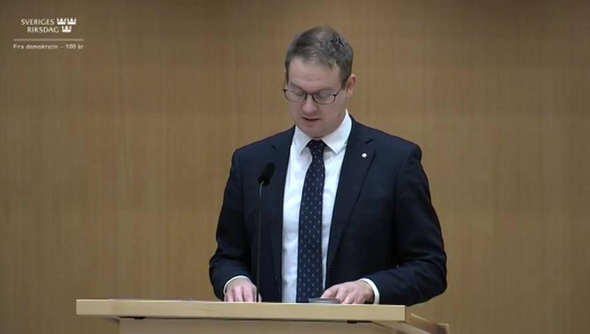 Stillbild från Debatt om förslag, Associationsrätt