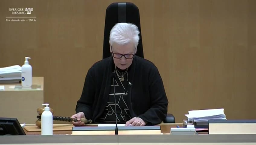 Stillbild från Beslut, Beslut